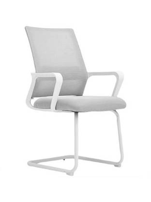 小会议桌配套椅——弓形椅子浅灰色